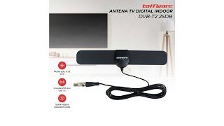 Pratinjau video produk Taffware Antena TV Digital Indoor DVB-T2 25dB - TFL-D141