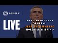 LIVE: Stoltenberg holds a briefing following a virtual NATO leaders summit