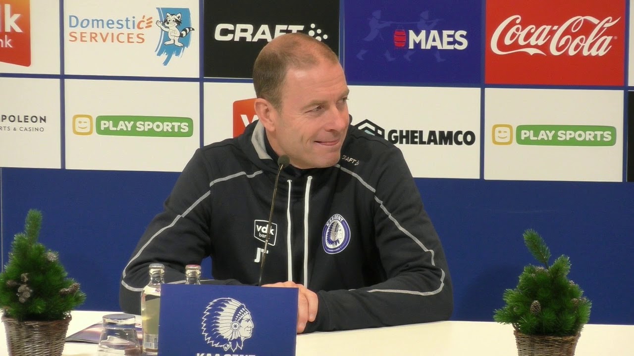 Persconferentie na KAA Gent - Cercle Brugge