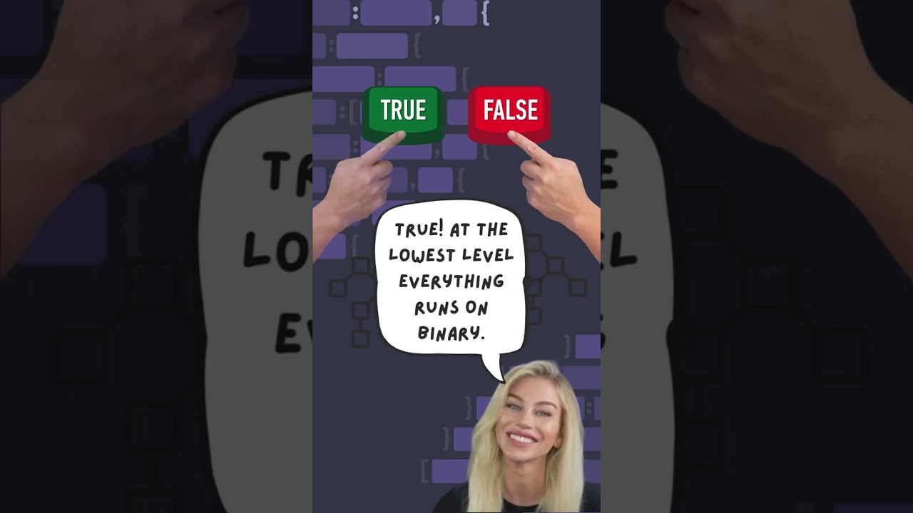 True or false: computers only understand 1s and 0s...?