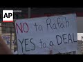 Tel Aviv protesters demand deal for release of hostages in Gaza