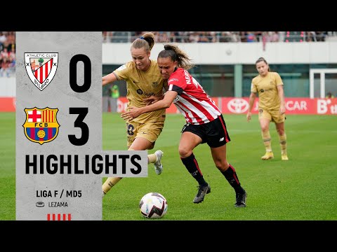 HIGHLIGHTS | Athletic Club 0-3 FC Barcelona | MD5 Liga F 2022-23