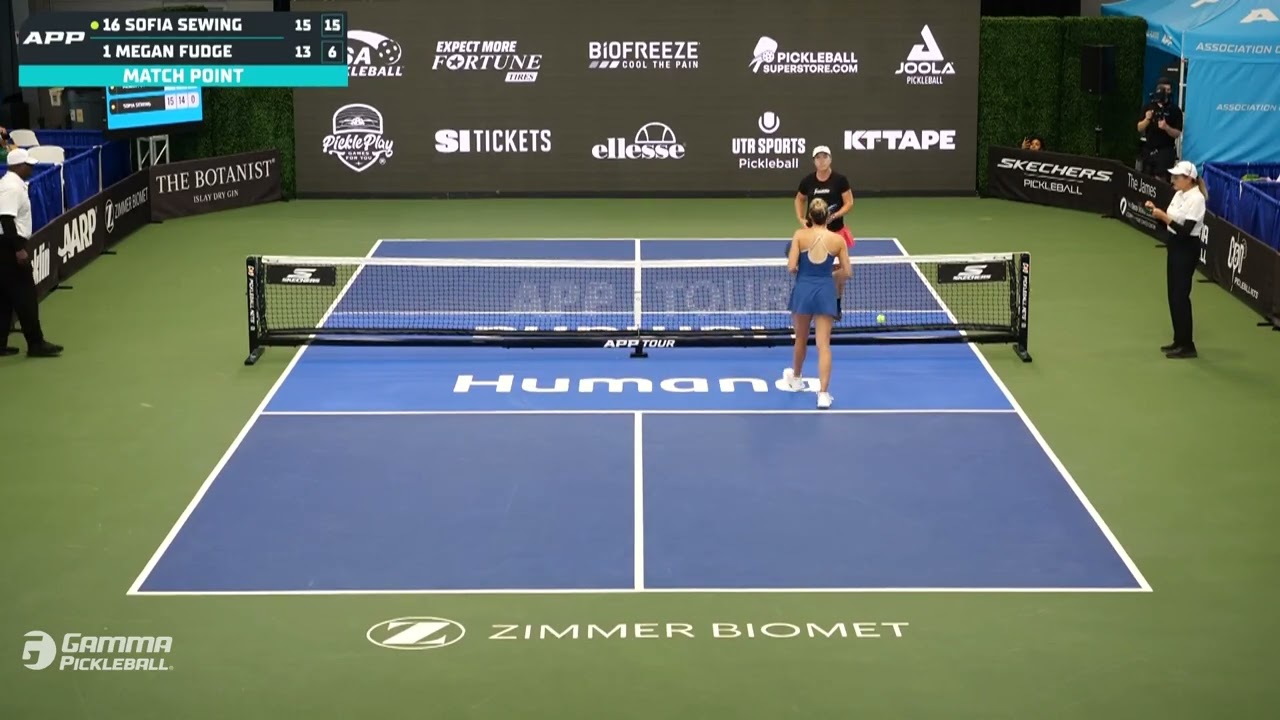 Megan Fudge vs. Sofia Sewing | APP Vlasic Classic Daytona Beach | Pickleball