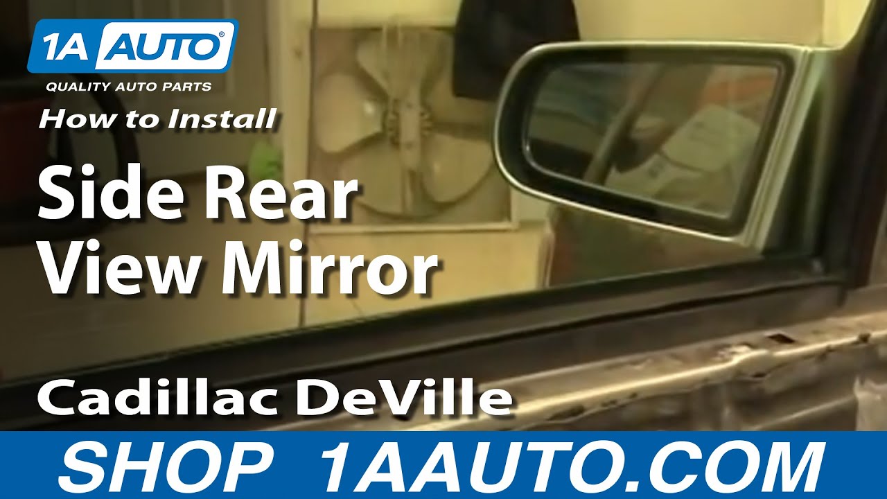 How To Install Replace Side Rear View Mirror Cadillac ... oldsmobile cutlass wiring diagram 