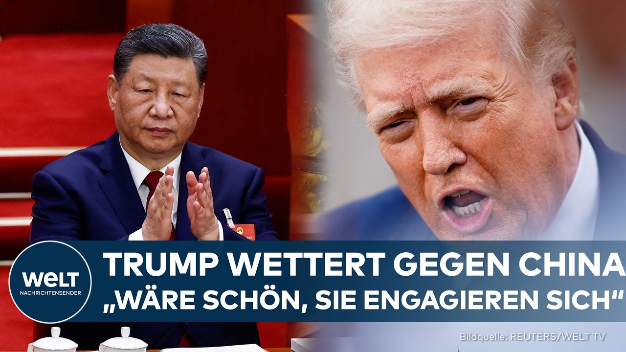 STRAßE VON HORMUS: Trump wettert gegen China! – „Wäre schön, sie engagieren sich!“