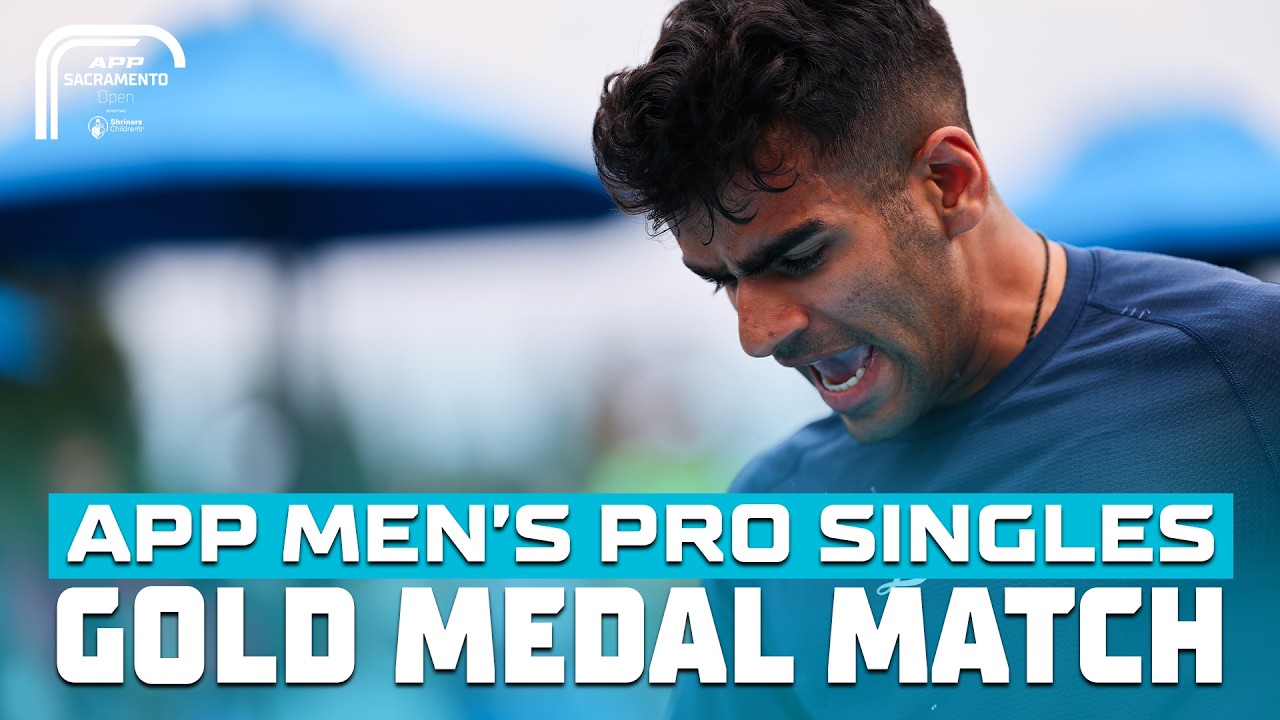 Gold Medal Match: Patrick Kawka vs Ammar Wazir in Men's Pro Singles | APP Sacramento Open | APP Tour