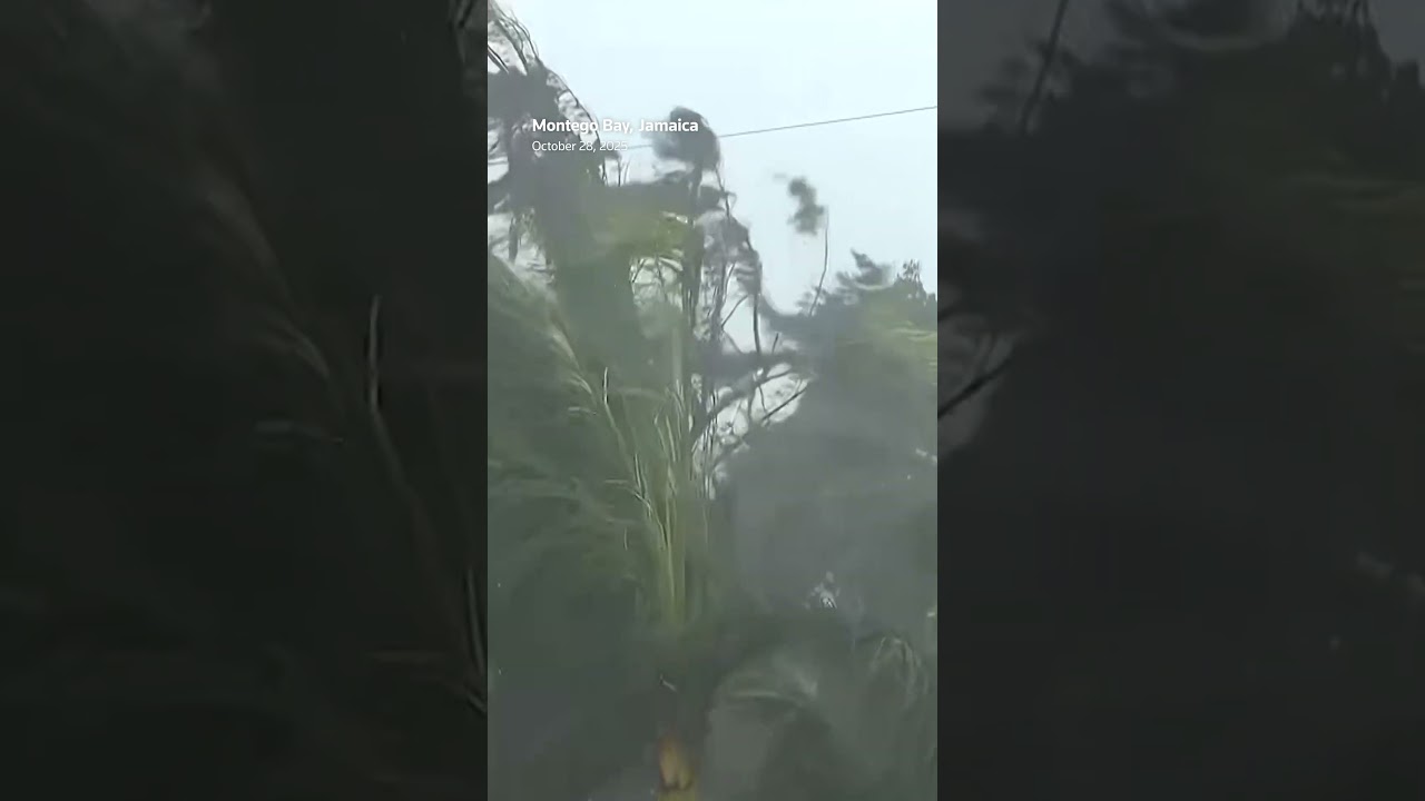 Hurricane Melissa bears down on Jamaica