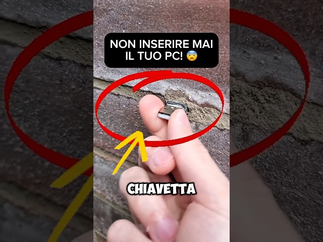 Se vedi questa presa USB nel muro… SCAPPA SUBITO! 😱⚠️ #shorts #viral