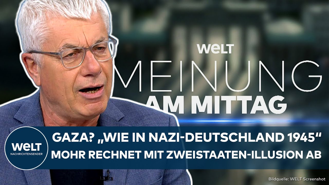 ISRAEL: Gaza? "Wie in Nazi-Deutschland 1945" Mohr rechnet mit Rufen nach Zweistaaten-Lösung ab