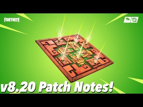 v8 20 patch notes fortnite - fortnite patch notes 741