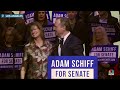 Adam Schiff’s primary victory speech interrupted by pro-Palestinian protest  - 02:16 min - News - Video