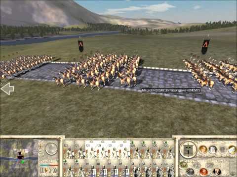 Rome Total War Online Battle #1879: bridge battle (Live-Commentary)