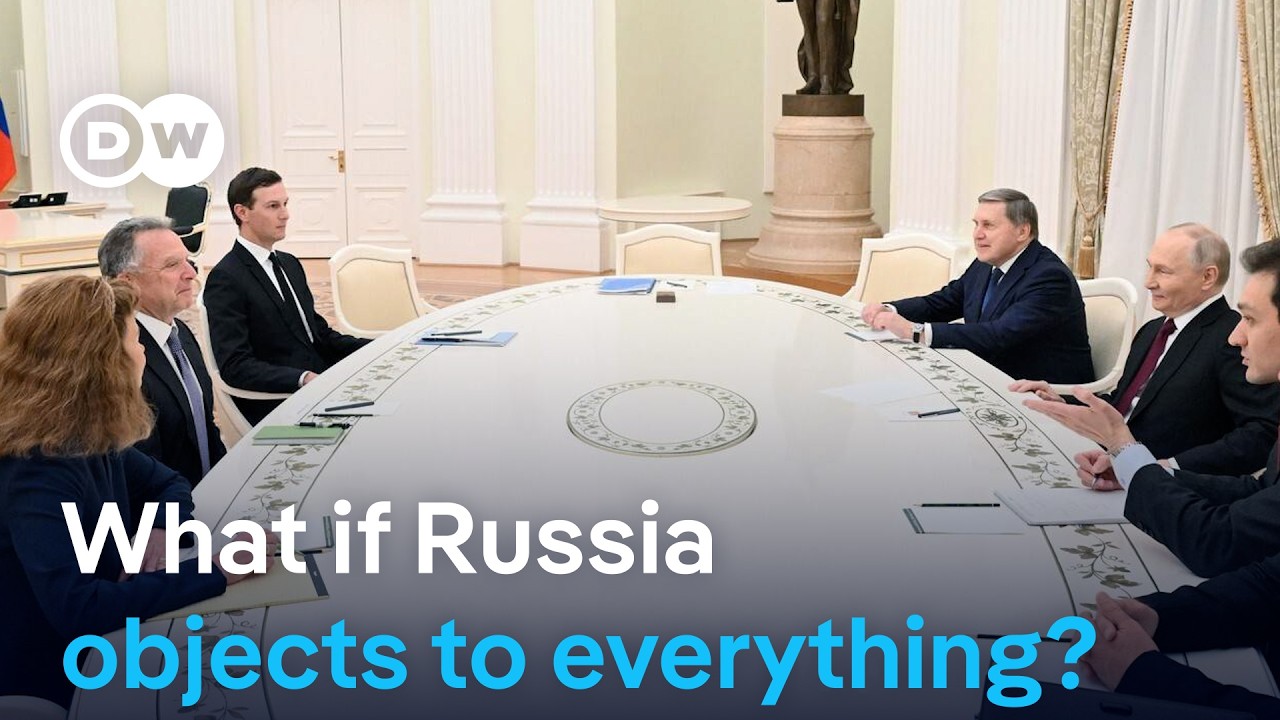 The US's two options if Russia objects to the peace negotiations | DW News