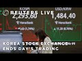 LIVE: Korea Stock Exchange ends days trading | REUTERS
