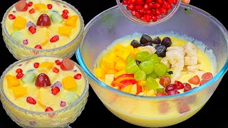Fruit Custard Quick Dessert Recipe Video HD | Kokahd.com