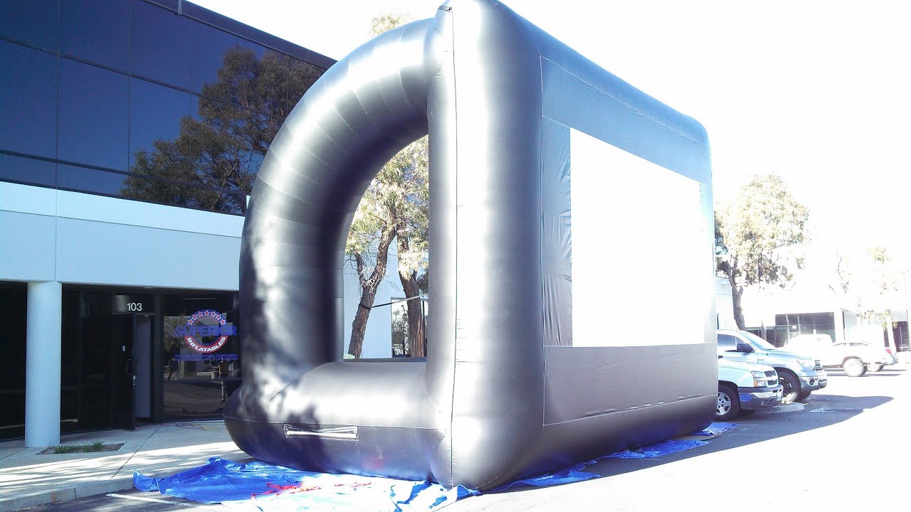 rent inflatable screen and projector