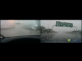 10 km drive with and without nano coating on windscreen