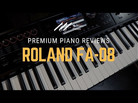 video Roland FA-08 88-key Music Workstation