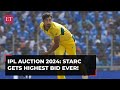 IPL Auction 2024: Mitchell Starc overtakes Cummins, becomes most expensive buy ever with Rs 24.75 cr