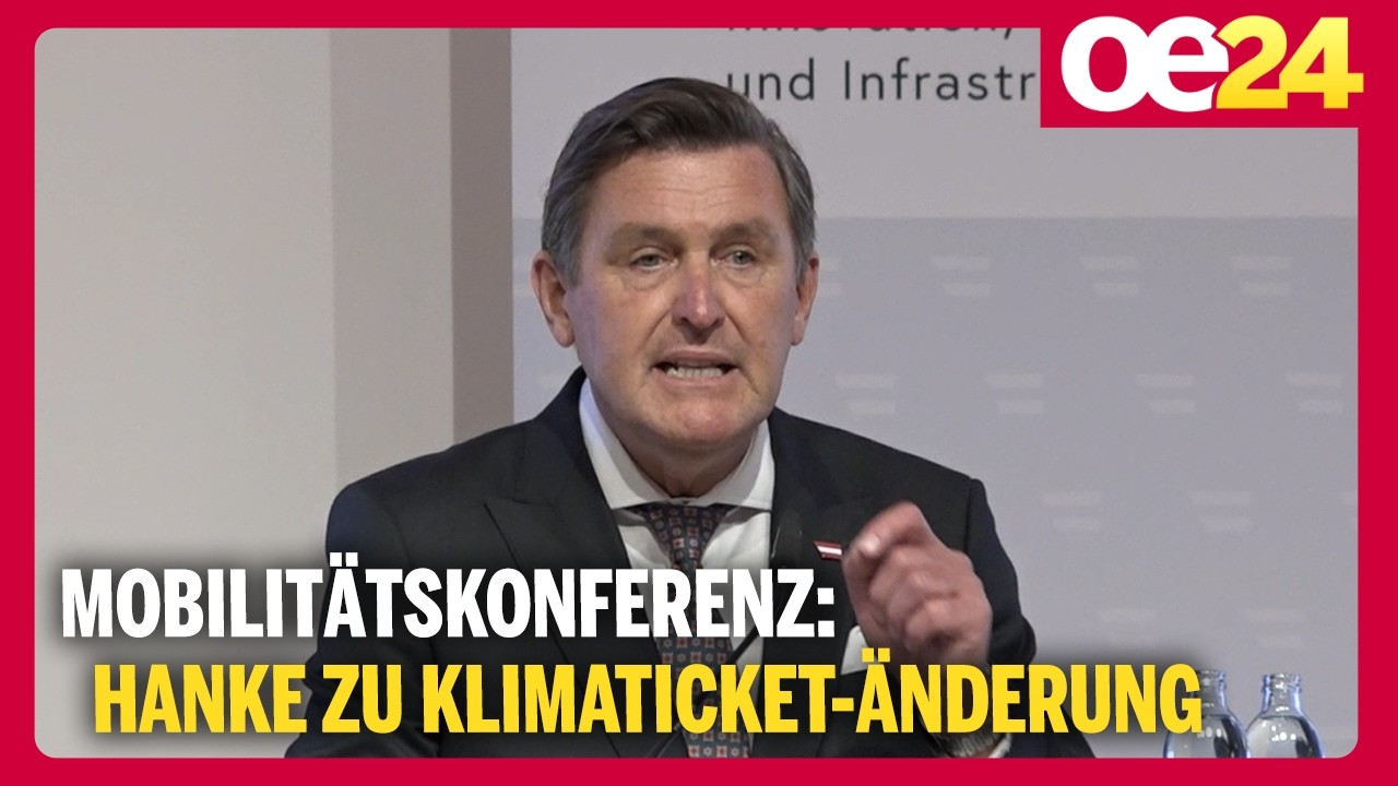 Mobilitätskonferenz: Hanke zu Klimaticket-Änderung