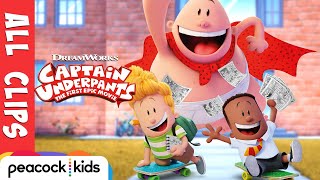 Captain Underpants ALL CLIPS Off