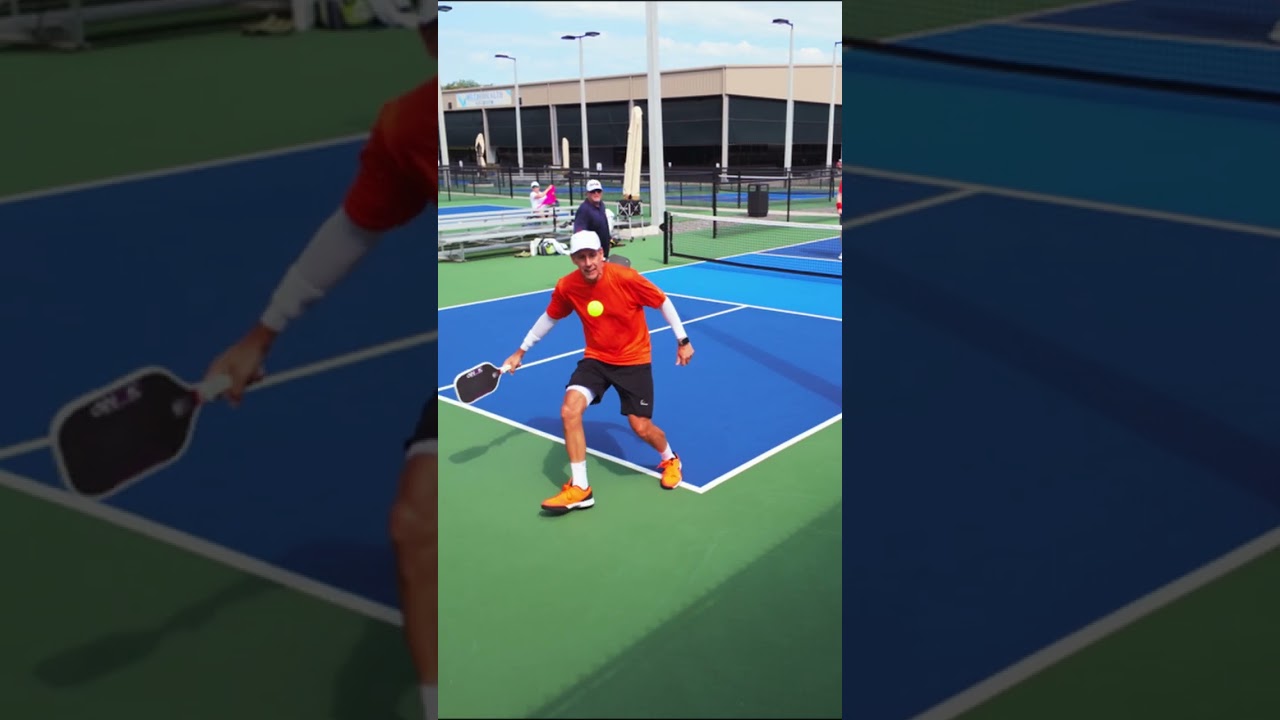 🦞Accidental Lob and Recovery #pickleballhighlights #pickleball #sporthighlights #sports #shorts