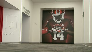 Indiana University football team's new locker room