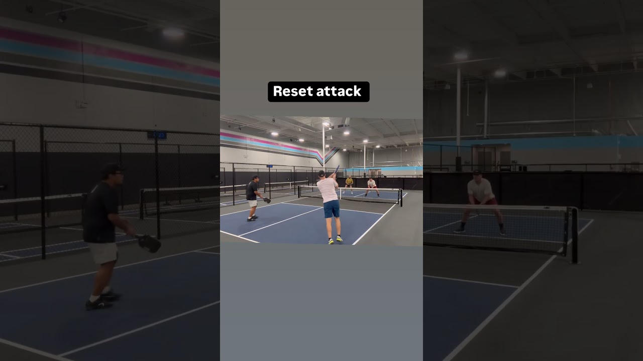 Reset attacks #pickleball #Highlights #Sports #Fun #Action #teamCRBN #Staygrippy