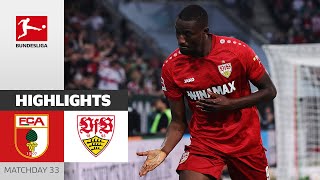 Battle For The Second Place! | FC Augsburg — VfB Stuttgart | Highlights | MD33 – Bundesliga 2023/24
