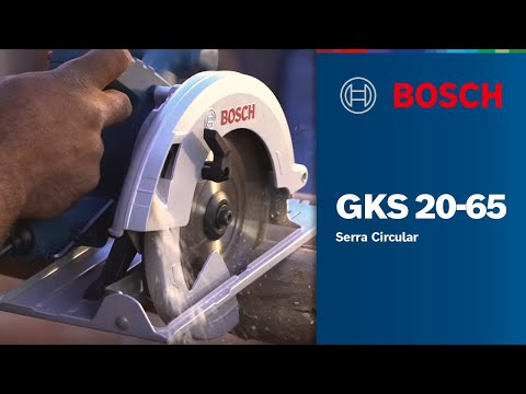 Serra Circular 7.1/4" 2000W GKS 20-65 Bosch - 220V - Vídeo explicativo