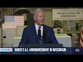 Biden promotes economy in battleground Wisconsin  - 01:55 min - News - Video