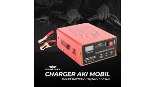 Pratinjau video produk OTOHEROES Charger Aki Mobil Smart Battery 12V/24V 6-105AH - MF-2