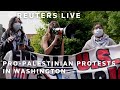 LIVE: Pro-Palestinian protests at George Washington University