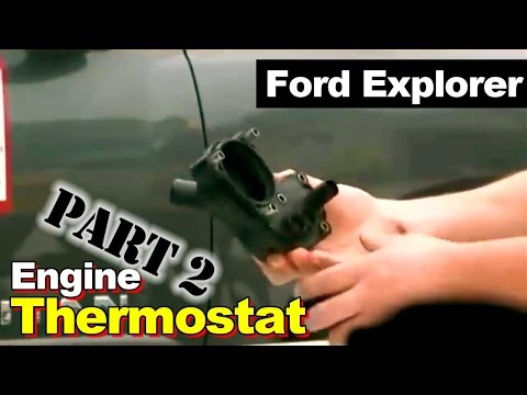 2002 Ford explorer v8 thermostat housing #9
