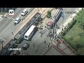 Metro train collides with bus in downtown Los Angeles, injuring more than 50  - 00:40 min - News - Video