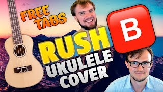 Rush B On Ukelele Guitar (Fingerstyle Ukulele Cover, Free Tabs)