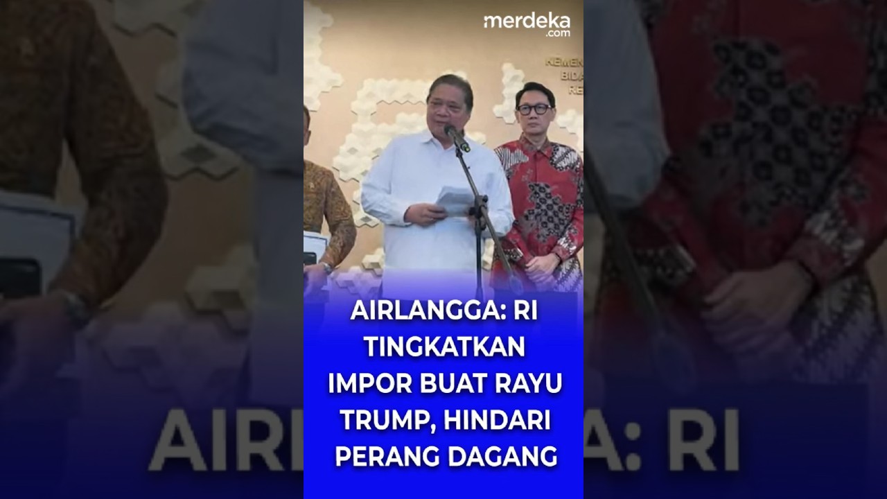 Airlangga Blak-blakan: RI Pilih Nego, Rayu Trump Lewat Impor AS