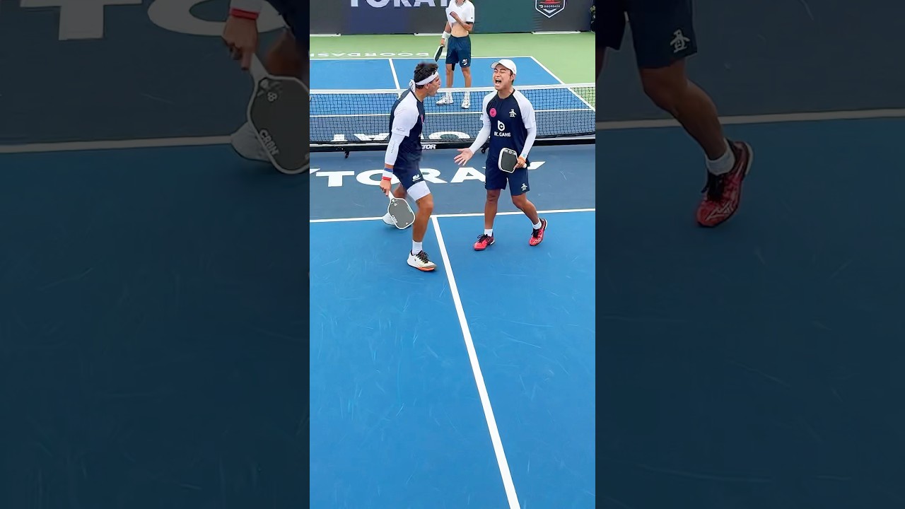 Pure pickleball entertainment 🎥