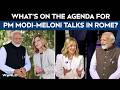 PM Modi News | PM Modis Rome Visit Focuses On Trade, Defence And AI Cooperation