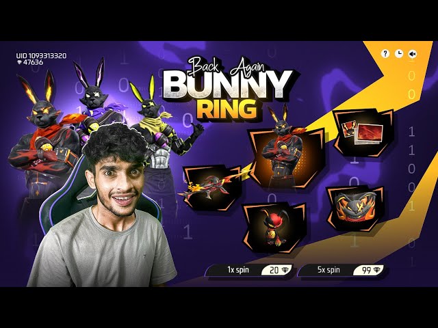 BUNNY BUNDLE RETURN SOON 🐰 Free Fire MaX
