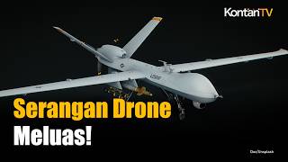 Meski AS Berhenti Serang Iran, Gelombang Drone Hantam Timur Tengah