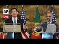 LIVE: Marco Rubio and Portugal foreign minister speak in Lisbon