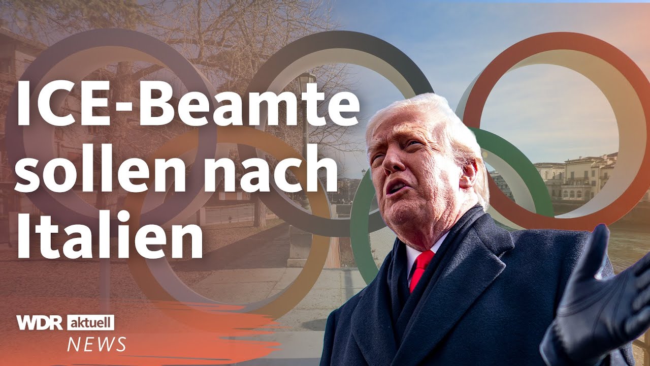 Trump will ICE-Beamte bei Olympia in Italien einsetzen | WDR Aktuelle Stunde