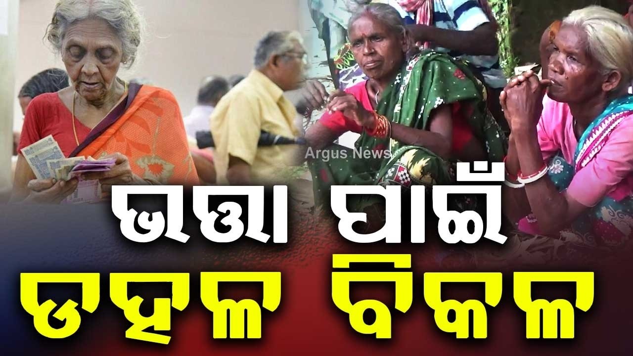 ଭତ୍ତା ପାଇଁ ଡହଳ ବିକଳ | Elderly People Struggle For Pension, Meet BDO With Tears | Argus News