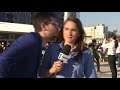 Watch reporter's reaction after man tries to kiss her