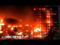 Deadly fire engulfs entire apartment building in Valencia, Spain