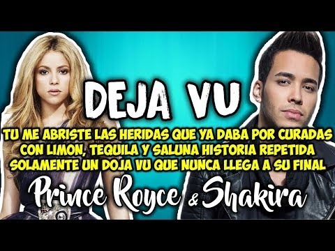 Prince Royce, Shakira - Deja vu (Letra)