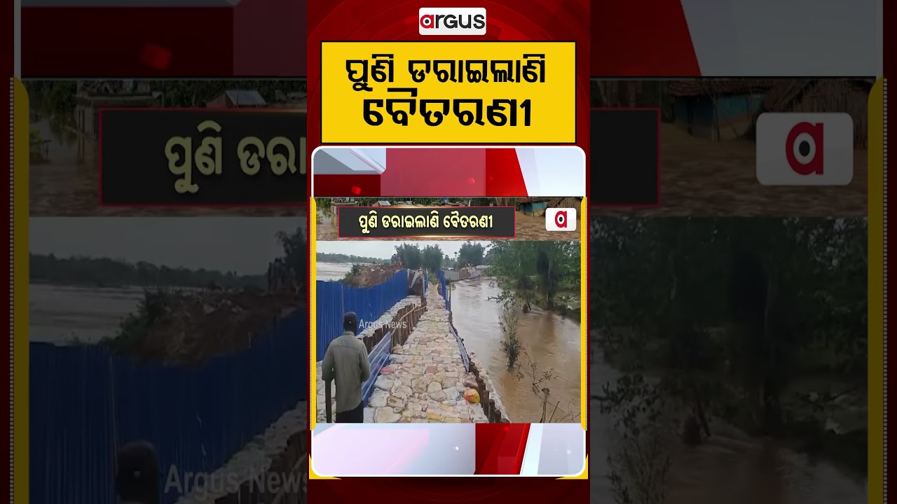 ପୁଣି ଡରାଇଲାଣି ବୈତରଣୀ | Argus Reels | BaitaraniRiver | SalandiRiver | WaterLevel | FloodAlert