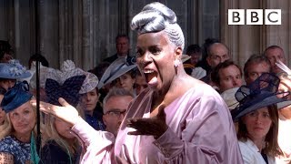 &#39;Stand by Me&#39; performed by Karen Gibson and The Kingdom Choir - The Royal Wedding - BBC