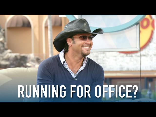 Tim McGraw Reveals Plan to Run for Office